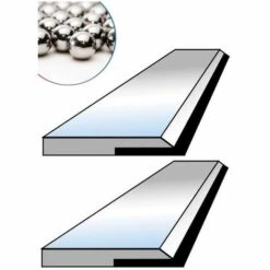 PROBOIS Fer De Dégauchisseuse 200 X 20 X 2.5 Mm Au Carbure (jeu De 2)