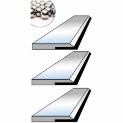 PROBOIS Fer De Dégauchisseuse 250 X 30 X 3.0 Mm Au Carbure (jeu De 3)