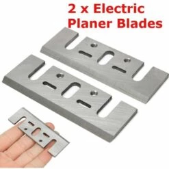INSMA 2Pcs Electrique Raboteuse Lame De Rabot HSS Rechange 82x29x3mm Pr Makita 1900B -Dégauchisseuse Sales 20111549 3