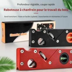 COOFIX Raboteuse à Chanfreiner Raboteuse De Bloc Coupe De ChanfreinageRaboteuse Manuelle De Menuisier De Lissage Incliné -Dégauchisseuse Sales 31061582 5