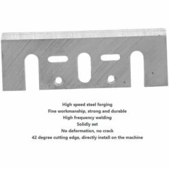 JARDIN Une Paire Lame De Rechange Pour Raboteuse électrique Manuelle HSS Pour Le Travail Du Bois Pour Raboteuse -Dégauchisseuse Sales 43317537 3