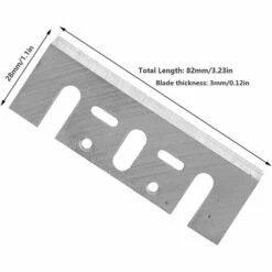 JARDIN Une Paire Lame De Rechange Pour Raboteuse électrique Manuelle HSS Pour Le Travail Du Bois Pour Raboteuse -Dégauchisseuse Sales 43317537 5