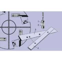 1 X Fer Barke 410 Mm Trimétall Rabot Dégauchisseuse