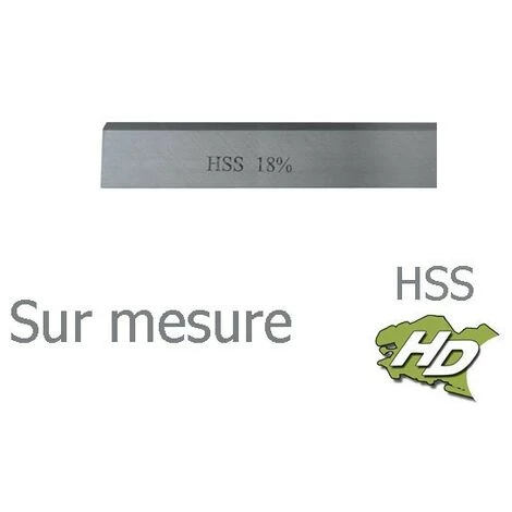 HD OUTILLAGE Fer De Dégauchisseuse HSS18% - 160x30x3 Mm 3 HD OUTILLAGE Fer De Dégauchisseuse HSS18% - 160x30x3 Mm
