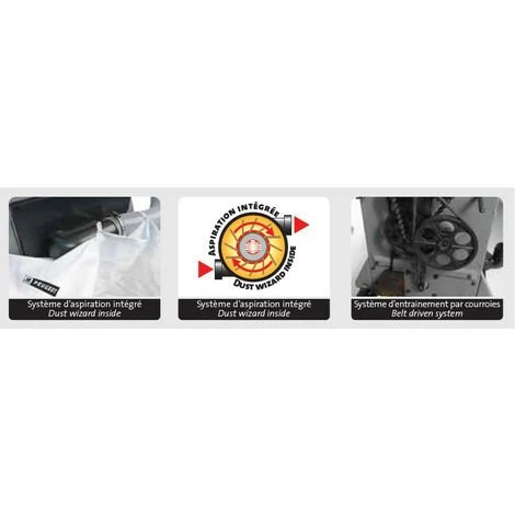 PEUGEOT PSP Peugeot - Raboteuse Dégauchisseuse L:204mm 1500W Avec Aspiration Intégrée Avec 2 Fers - EnergyPlane-204ASP 6 PEUGEOT PSP Peugeot - Raboteuse Dégauchisseuse L:204mm 1500W Avec Aspiration Intégrée Avec 2 Fers - EnergyPlane-204ASP – Image 4